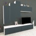 Living Armonia MDF Gri - Varianta 3 cu sistem " PUSH TO OPEN "
